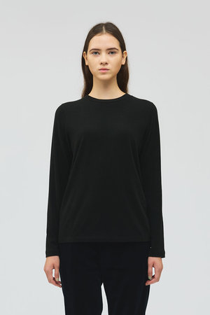 ミズイロインド/mizuiro indのスリーレイヤードコンパクトTシャツ(110100/110103)