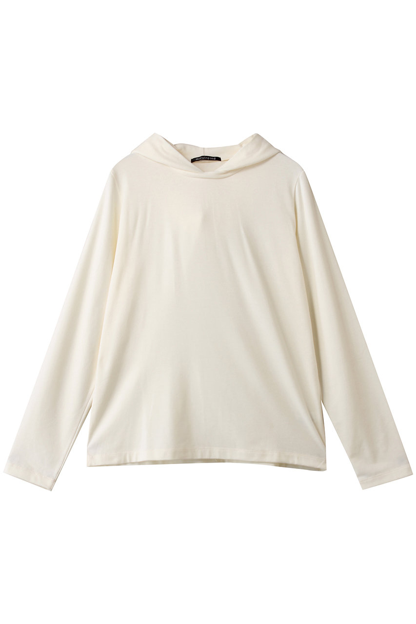 mizuiro ind three layered hooded P/O プルオーバー (ivory, F) ミズイロインド ELLE SHOP