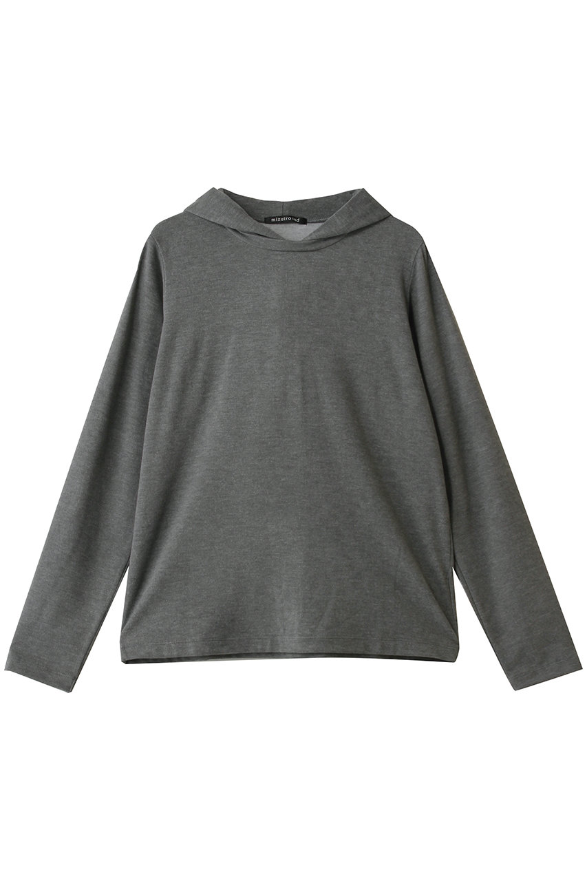 mizuiro ind three layered hooded P/O プルオーバー (gray, F) ミズイロインド ELLE SHOP