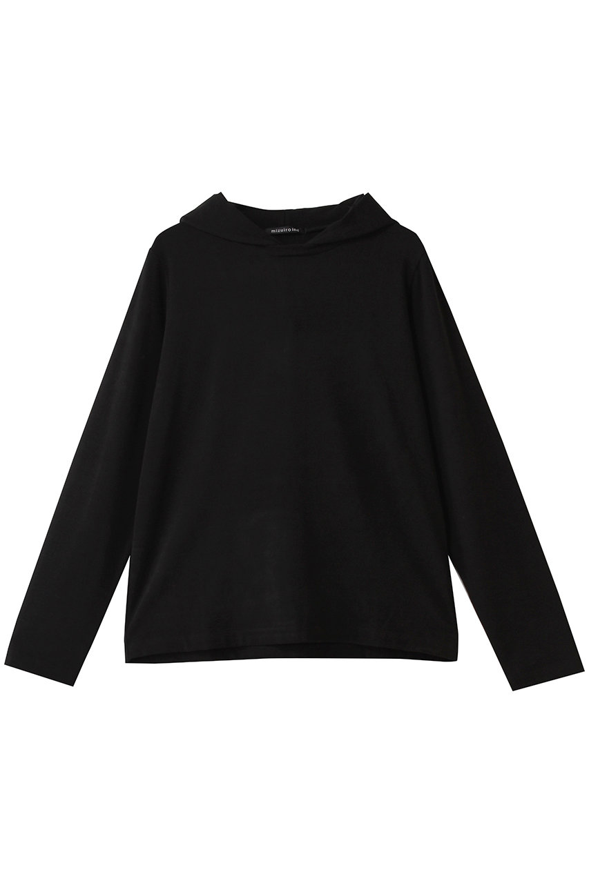 mizuiro ind three layered hooded P/O プルオーバー (black, F) ミズイロインド ELLE SHOP