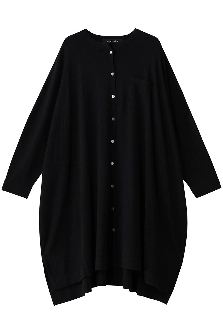 mizuiro ind HG stand collar OP ワンピース (black, F) ミズイロインド ELLE SHOP
