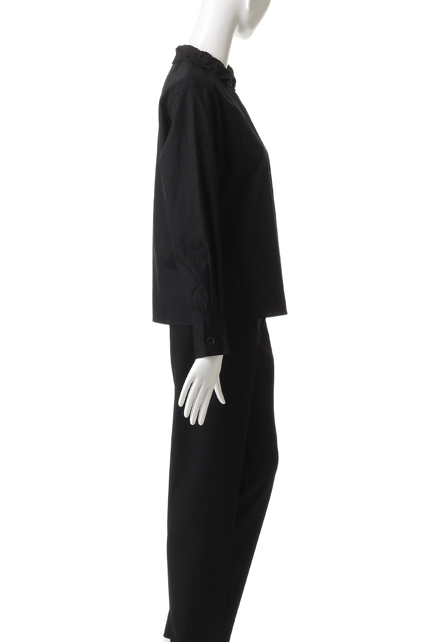 mizuiro ind(ミズイロインド)｜ワッシャーカラーシャツ/off white の