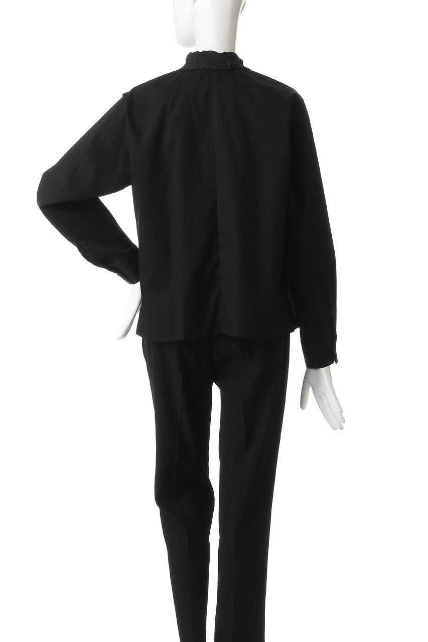 mizuiro ind(ミズイロインド)｜ワッシャーカラーシャツ/off white の