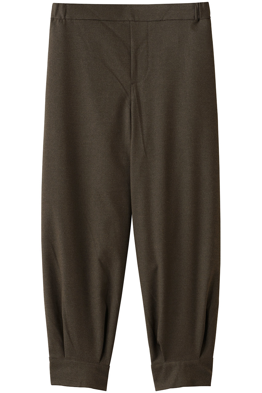 mizuiro ind tucked hem PT パンツ (brown, F) ミズイロインド ELLE SHOP mizuiro ind tucked hem PT パンツ (brown, F) ミズイロインド ELLE SHOP