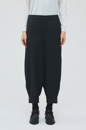 ミズイロインド/mizuiro indのタックヘムパンツ(110600/110601)