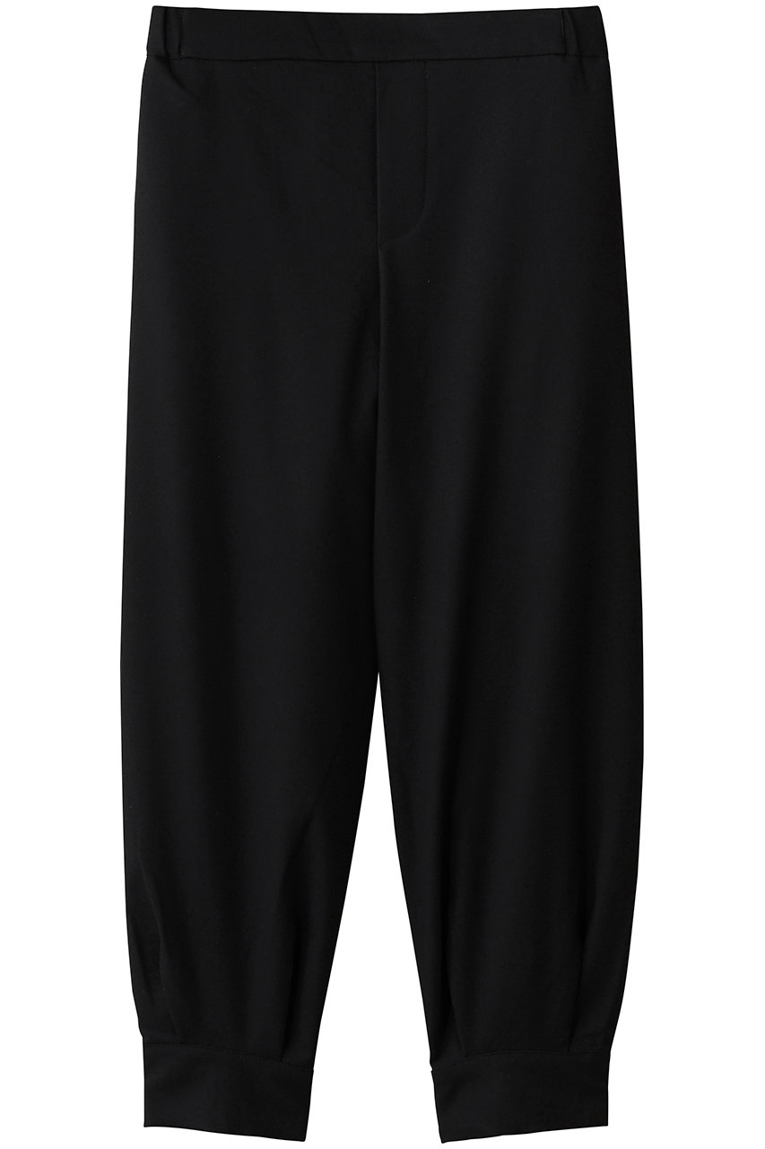 mizuiro ind tucked hem PT パンツ (black, F) ミズイロインド ELLE SHOP