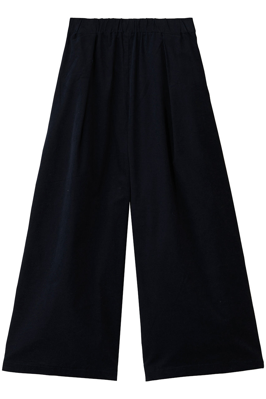 mizuiro ind corduroy tuck wide PT パンツ (navyA, F) ミズイロインド ELLE SHOP mizuiro ind corduroy tuck wide PT パンツ (navyA, F) ミズイロインド ELLE SHOP