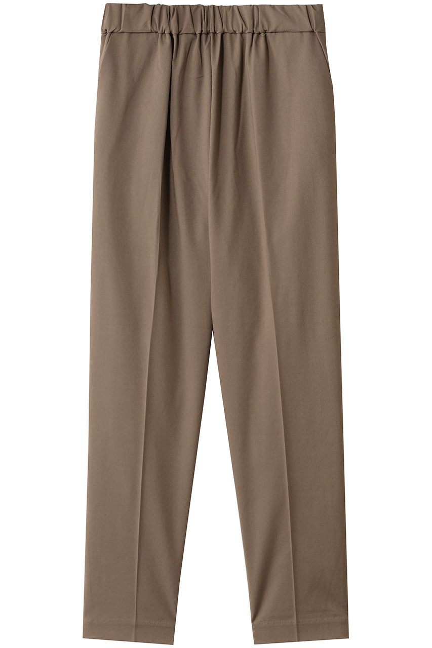 mizuiro ind T/R center press PT パンツ (beige, 1) ミズイロインド ELLE SHOP