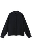 mizuiro ind(ミズイロインド)｜ブルゾンライクシャツ/navy の通販