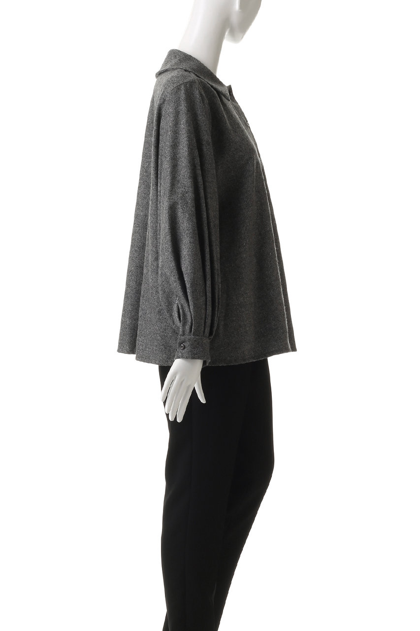 mizuiro ind(ミズイロインド)｜ウールブレンドバルーンスリーブ