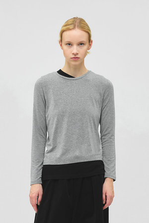 ミズイロインド/mizuiro indのlayered T Tシャツ(110100/110103)