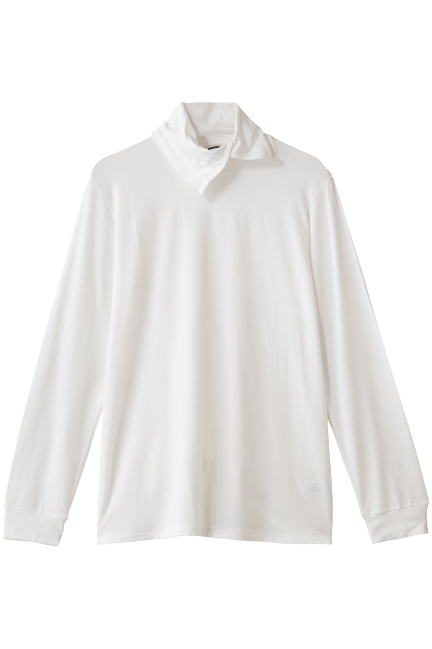 mizuiro ind asymmetry shirt P/O プルオーバー (off white, F) ミズイロインド ELLE SHOP