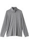アシンメトリーシャツプルオーバー ミズイロインド/mizuiro ind gray