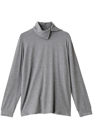 ミズイロインド/mizuiro indのアシンメトリーシャツプルオーバー(110400/110403)