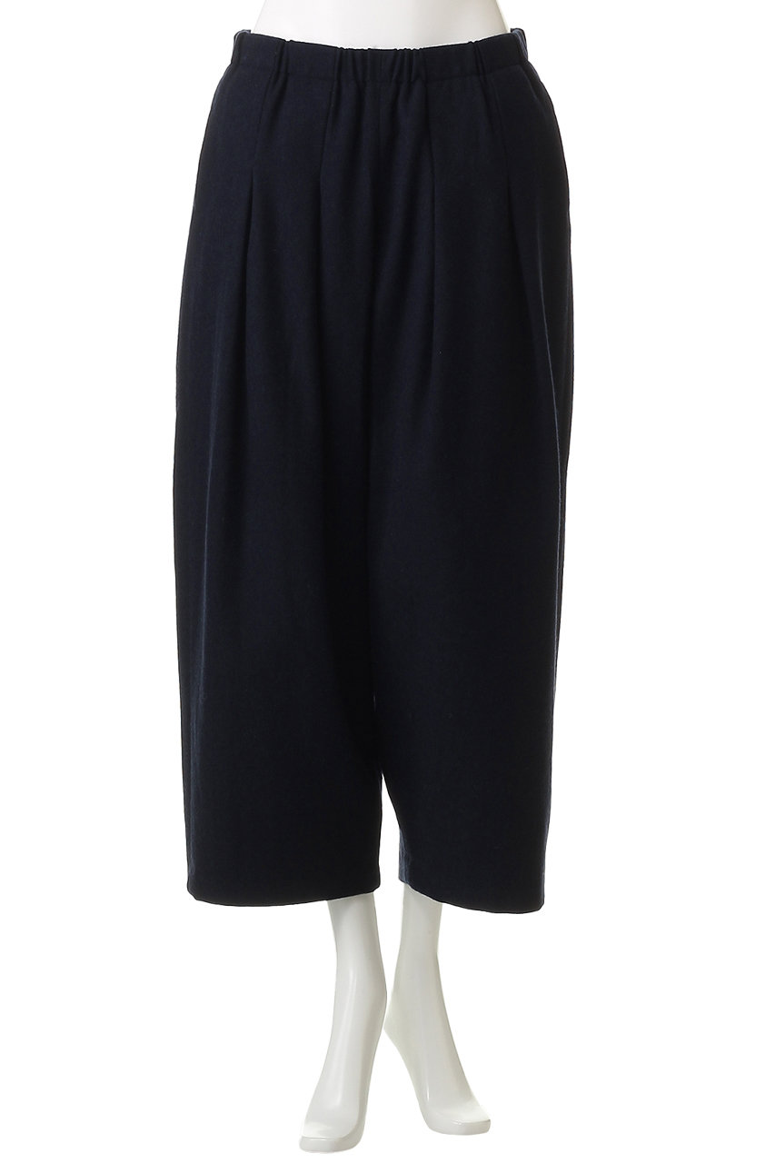 mizuiro ind(ミズイロインド)｜tuck wide PT パンツ/l.gray の通販