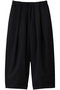 タックワイドパンツ ミズイロインド/mizuiro ind black