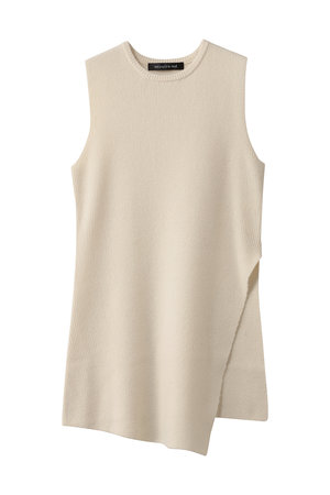 ミズイロインド/mizuiro indのside slit rib vest ベスト(110300/110301)