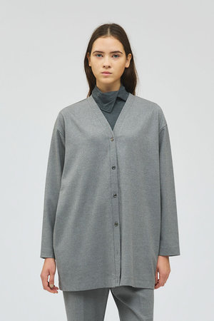 ミズイロインド/mizuiro indのVネックカーディガン(110300/110303)