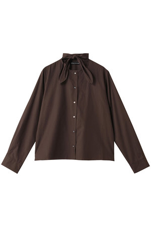 ミズイロインド/mizuiro indのリボンタイシャツ(110400/110403)