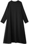 Aラインワンピース ミズイロインド/mizuiro ind black
