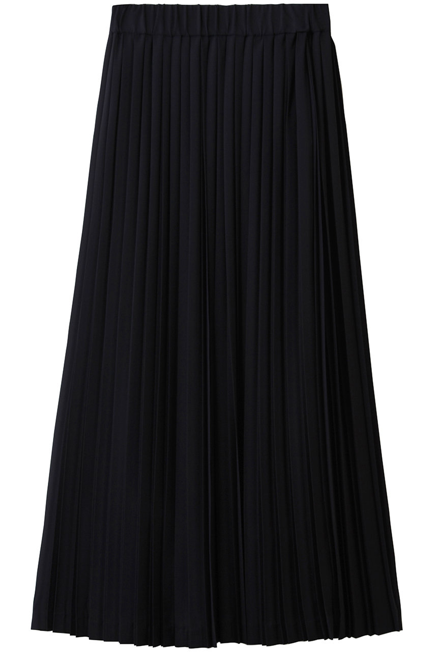 ミズイロインド/mizuiro indのロングプリーツスカート(navy/4-260058)