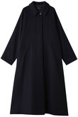 mizuiro ind(ミズイロインド)｜ウール混バルマカーンコート/navy の