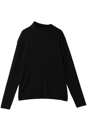 ミズイロインド/mizuiro indのrib high neck P/O with button プルオーバー(110300/110301)