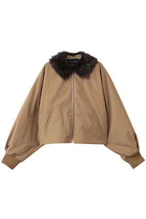 ミズイロインド/mizuiro indのボアカラーショートジャケット(110800/110802)