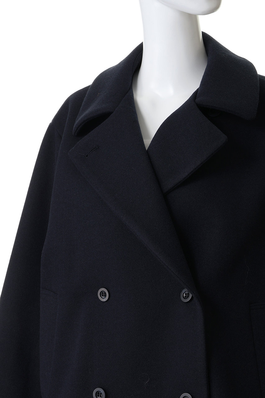 mizuiro ind(ミズイロインド)｜ピーコート/navy の通販｜ELLESHOP
