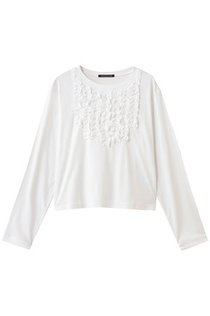 ミズイロインド/mizuiro indのフロントフリルプルオーバー(110400/110403)