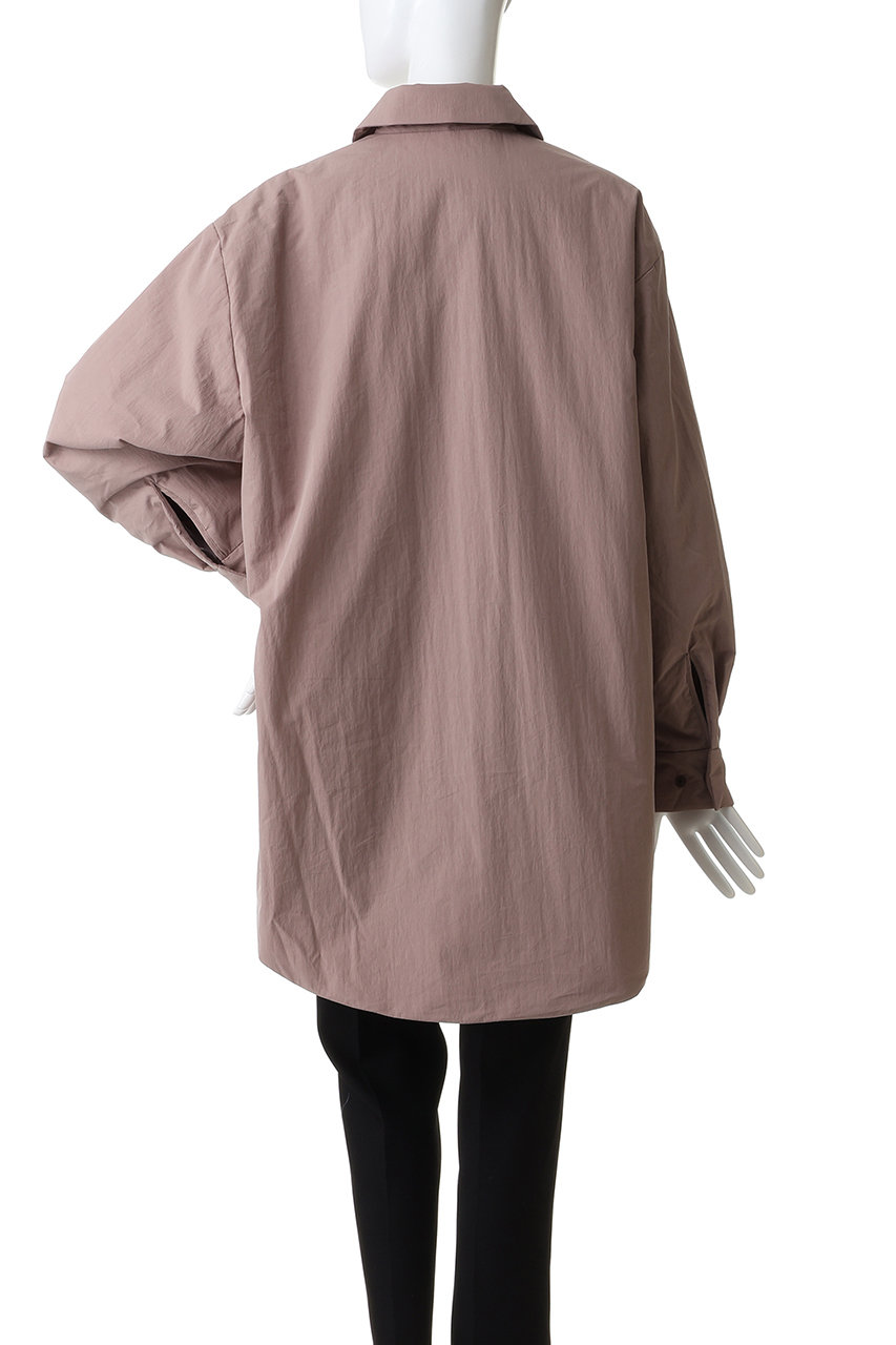 mizuiro ind(ミズイロインド)｜ワイドパディングシャツジャケット/off