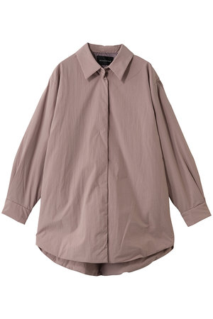 ミズイロインド/mizuiro indのワイドパディングシャツジャケット(110400/110403)