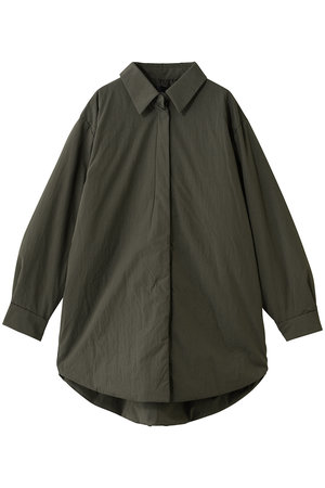 ミズイロインド/mizuiro indのワイドパディングシャツジャケット(110400/110403)