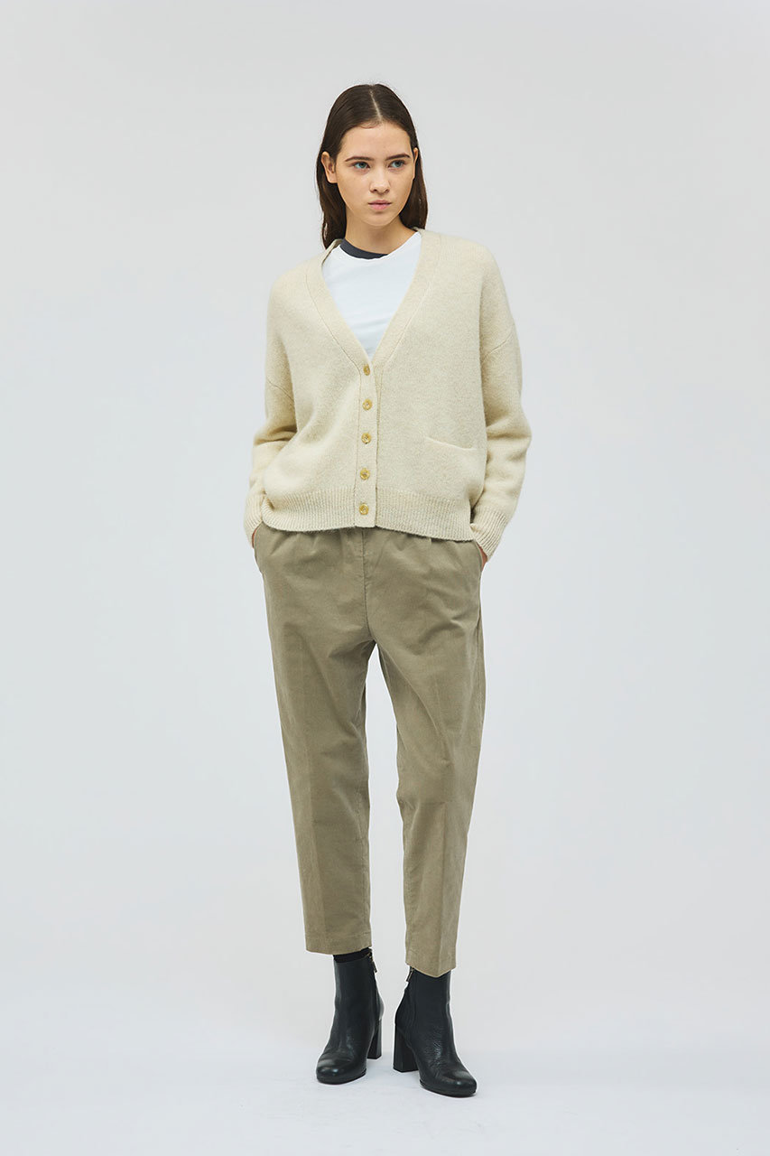 mizuiro ind(ミズイロインド)｜MG/Vネックワイドカーディガン/kinari