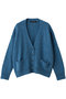MG/Vネックワイドカーディガン ミズイロインド/mizuiro ind blue