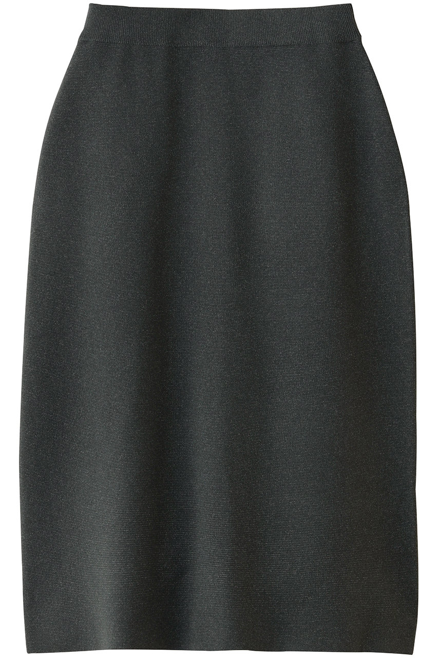 ミズイロインド/mizuiro indのシードステッチAラインスカート(gray/4-260055)