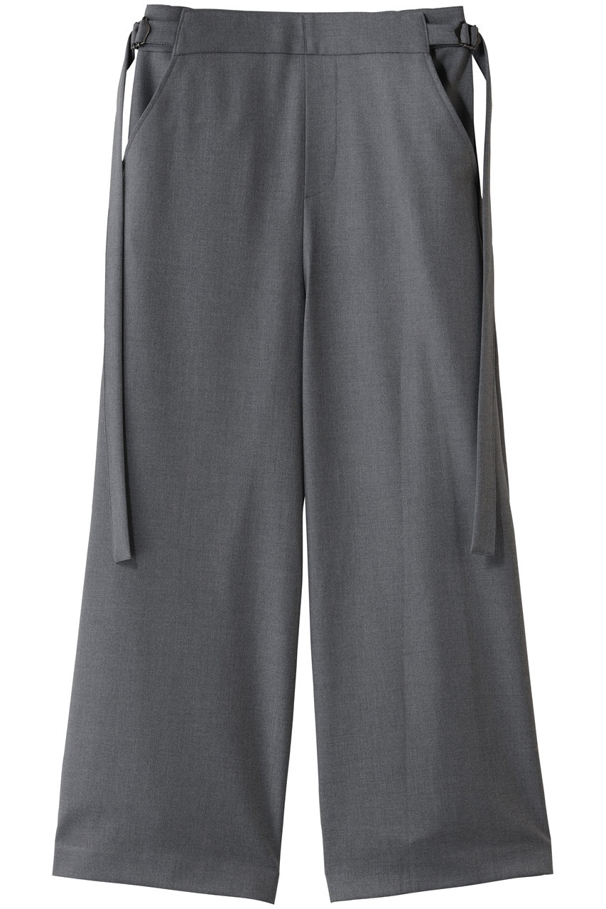 ミズイロインド/mizuiro indのサイドバックルパンツ(gray/4-260064)