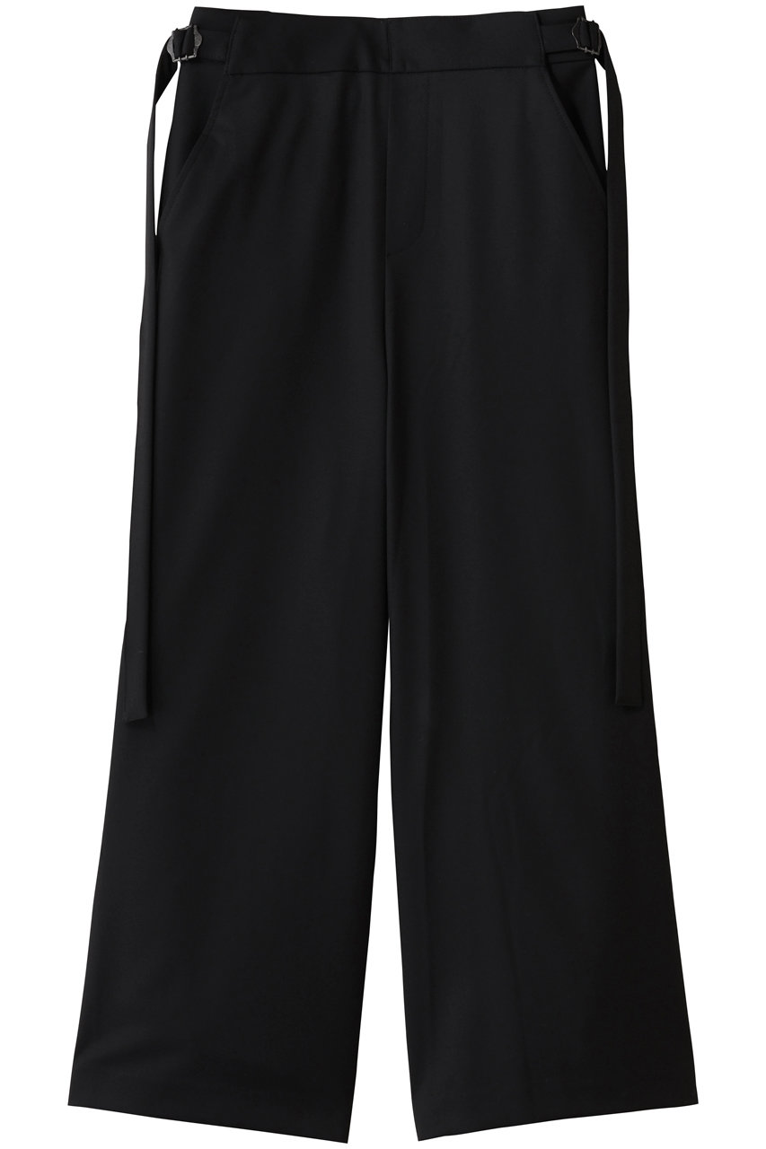 ミズイロインド/mizuiro indのサイドバックルパンツ(black/4-260064)