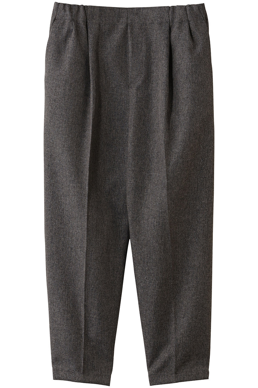 ミズイロインド/mizuiro indのcenter press wide PT パンツ(gray/4-260061)