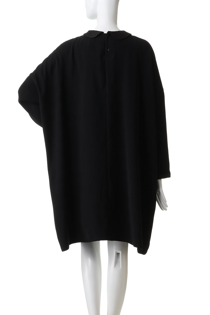 mizuiro ind(ミズイロインド)｜satin cocoon OP with collar