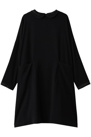 ミズイロインド/mizuiro indのsatin cocoon OP with collar ワンピース(110500/110501)