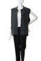 wide vest with collar ベスト ミズイロインド/mizuiro ind