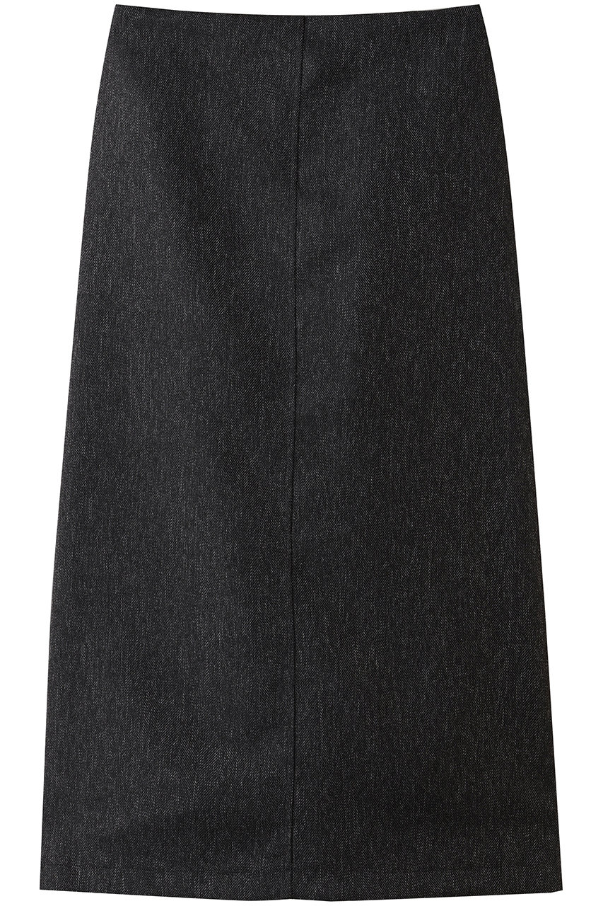 ミズイロインド/mizuiro indのtweed painter tight SK スカート(black/4-260060)