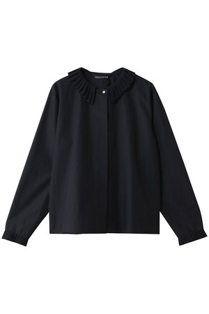 ミズイロインド/mizuiro indのpleats collar shirt シャツ(110400/110403)