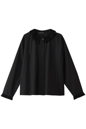 ミズイロインド/mizuiro indのpleats collar shirt シャツ(110400/110403)