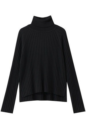 ミズイロインド/mizuiro indのwide rib high neck P/O プルオーバー(110300/110301)