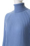 wide rib high neck P/O プルオーバー ミズイロインド/mizuiro ind