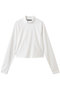mock neck T shirt シャツ ミズイロインド/mizuiro ind off white