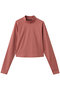 mock neck T shirt シャツ ミズイロインド/mizuiro ind s.pink
