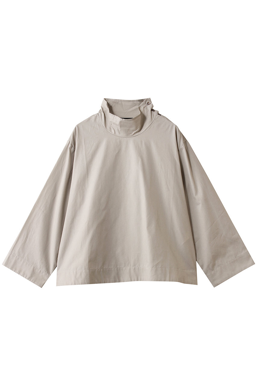 ミズイロインド/mizuiro indのhigh neck shirt シャツ(beige/4-230069)